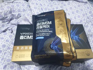 [브이푸드] 옵티MSM 관절케어 (70ml x30포) — 4점을 준 리뷰어가 2022년 7월 올린 사용 사진