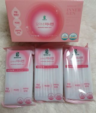 [모마네] 이너뷰티 히알루론산 비오틴 코큐텐 저분자피쉬콜라겐 - 3 g 30포 ★석류맛 — 5점을 준 리뷰어가 2021년 12월 올린 사용 사진