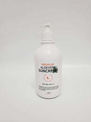 [닥터문] 프리미엄 알로에베라 선크림 500ml — 5점을 준 리뷰어가 2022년 6월 올린 사용 사진