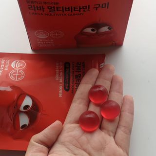 [푸름웰니스] 라바 멀티비타민 구미 36g — 5점을 준 리뷰어가 2021년 12월 올린 사용 사진