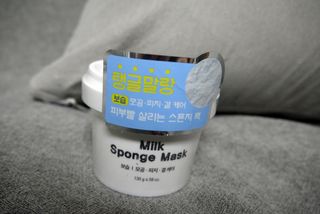 리더스코스메틱 리더스 밀크 스폰지 마스크 — 5점을 준 리뷰어가 2021년 7월 올린 사용 사진