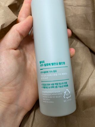 플리프 시카-알로에 밸런싱 올인원 200ml — 5점을 준 리뷰어가 2021년 1월 올린 사용 사진