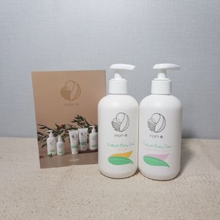 mom e 맘이 내추럴 베이비 케어 샴푸앤바스+로션 — 5점을 준 리뷰어가 2021년 1월 올린 사용 사진