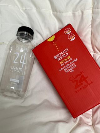 클린24시간 레드박스 1BOX(5포) + 전용보틀(500ml) — 4.5점을 준 리뷰어가 2024년 2월 올린 사용 사진