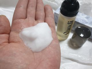 헤어플러스 콴디 아침세안제 폼클렌징 퓨어 어니스티 모닝클렌저 — 5점을 준 리뷰어가 2021년 7월 올린 사용 사진