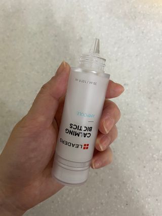 리더스코스메틱 카밍 바이오틱스 앰플 — 3점을 준 리뷰어가 2021년 4월 올린 사용 사진