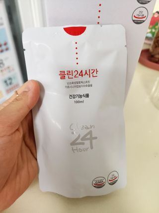 클린24시간 1BOX(5포) + 전용보틀(500ml) — 5점을 준 리뷰어가 2023년 5월 올린 사용 사진
