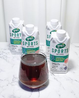 셀렉스스포츠 셀렉스 스포츠 웨이 프로틴 복숭아_ 330ml x 12팩 — 5점을 준 리뷰어가 2021년 8월 올린 사용 사진
