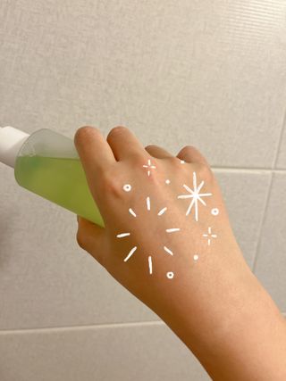 아이토리 시카 앰플 더블 클렌저 — 5점을 준 리뷰어가 2023년 5월 올린 사용 사진