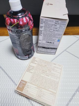 자연에온 몽모랑시 타트체리 3종 세트 구성 - 저분자콜라겐젤리, NFC 착즙주스 — 5점을 준 리뷰어가 2021년 7월 올린 사용 사진