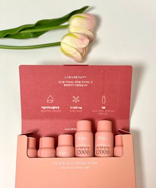 랩앤뷰티 메가 벨벳 콜라겐 12000 — 5점을 준 리뷰어가 2021년 5월 올린 사용 사진