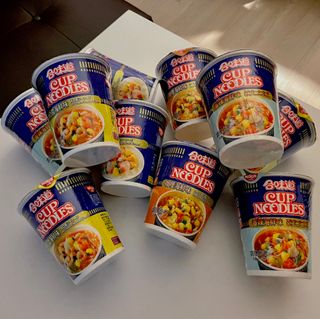 NISSIN 닛신 컵누들  4종 - 씨푸드오리지날, 씨푸드 스파이시, 씨푸드 커리, 씨푸드 XO소스 — 5점을 준 리뷰어가 2022년 4월 올린 사용 사진