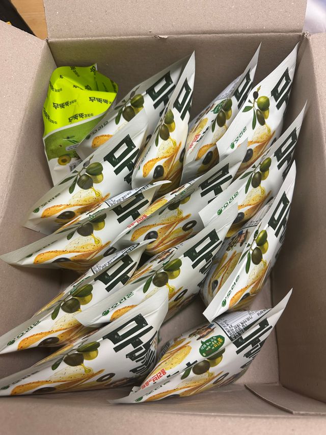 무뚝뚝감자칩 올리브앤솔트맛 리뷰 사진