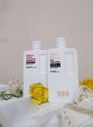 트리플에스 탈모 샴푸 275ml + 실크 트리트먼트 275ml — 4.5점을 준 리뷰어가 2021년 2월 올린 사용 사진