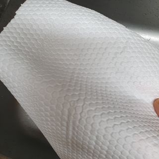 부직포나라 중금속유해물질ZERO 뜯어쓰는 주방 일회용수세미 60매 2매 — 4점을 준 리뷰어가 2022년 9월 올린 사용 사진