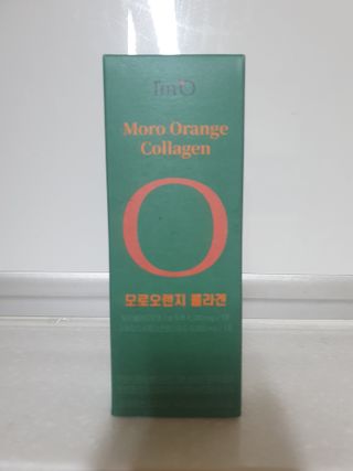 아임오 모로오렌지 콜라겐 1box (14포) — 4점을 준 리뷰어가 2023년 2월 올린 사용 사진