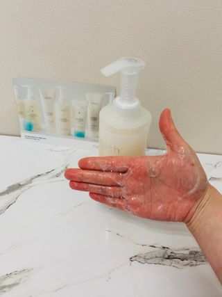 소담스퀘어 상암 네쉬 소이 바이옴 스칼프 밸런싱 샴푸 — 5점을 준 리뷰어가 2022년 12월 올린 사용 사진