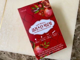 서울에프엔비 콜라스틴 3종 뷰티젤리스틱 45입 [ABC핏 15입 /  석류핏 15입 / 청스피루리나 15입] — 5점을 준 리뷰어가 2021년 7월 올린 사용 사진