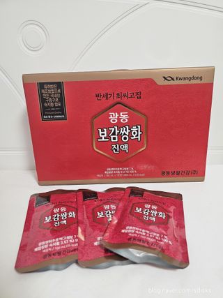 광동생활건강 [광동]진하고 깊은 풍미, 광동 보감쌍화진액 100mL * 18포 — 5점을 준 리뷰어가 2024년 6월 올린 사용 사진