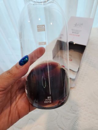 클린24시간 1BOX(5포) + 전용보틀(500ml) — 4점을 준 리뷰어가 2022년 8월 올린 사용 사진