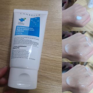 랑벨 수퍼내츄럴 아쿠아 수딩 크림 100ml — 5점을 준 리뷰어가 2022년 4월 올린 사용 사진