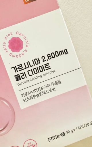 주식회사 얼굴반쪽 [얼굴반쪽 가르시니아 2,800mg] x 14포 1주 젤리 다이어트 보조제 체지방감소 — 4.5점을 준 리뷰어가 2021년 11월 올린 사용 사진