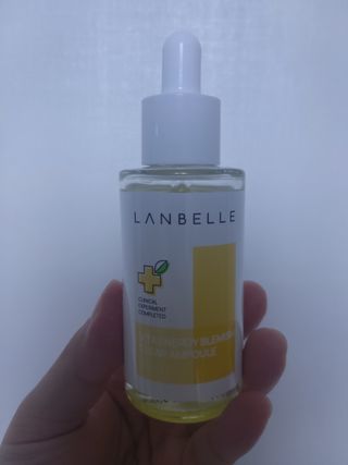 랑벨 비타 에너지 잡티 앰플 50ml 고농축 비타민, 저자극, 수분 촉촉, 미백 앰플 — 5점을 준 리뷰어가 2022년 4월 올린 사용 사진