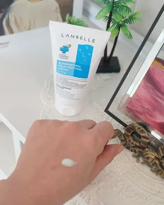 랑벨 수퍼내츄럴 아쿠아 수딩 크림 100ml — 5점을 준 리뷰어가 2022년 5월 올린 사용 사진