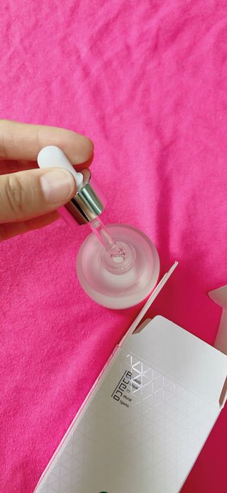 브에노 파리퀸 윌 페이스 오일 — 5점을 준 리뷰어가 2021년 6월 올린 사용 사진