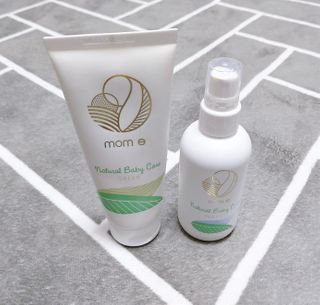 mom e 맘이 내추럴 베이비 케어 크림+바디오일 — 5점을 준 리뷰어가 2021년 1월 올린 사용 사진