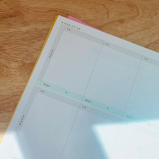 리훈 여러분의 오늘을 채워나갈 수 있도록 도와줄 오늘공부 1년용 스터디플래너 — 5점을 준 리뷰어가 2021년 4월 올린 사용 사진