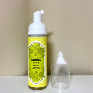 에프에이치아이코리아 노쿠아 물없이 감는 올인원 드라이 노워시 샴푸 폼클렌저 200ml — 5점을 준 리뷰어가 2021년 4월 올린 사용 사진