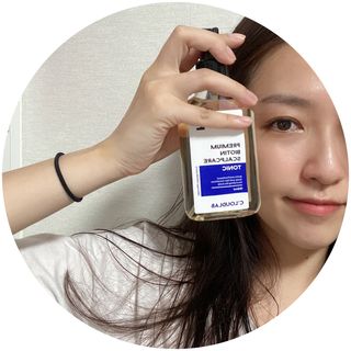 클라우드랩 프리미엄 비오틴 스칼프 케어 토닉 — 4점을 준 리뷰어가 2021년 5월 올린 사용 사진