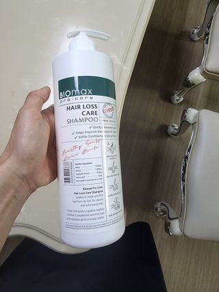 [바이오맥스] 프로코어 탈모완화샴푸 1000ml — 5점을 준 리뷰어가 2022년 8월 올린 사용 사진