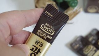 [광동제약] 광옥고 홍삼 본 밸런스 1박스 30포 — 5점을 준 리뷰어가 2021년 9월 올린 사용 사진