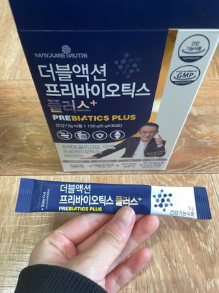 메이준뉴트리 더블액션 프리바이오틱스 플러스+ — 5점을 준 리뷰어가 2021년 3월 올린 사용 사진