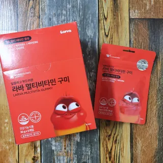 [푸름웰니스] 라바 멀티비타민 구미 36g — 5점을 준 리뷰어가 2022년 3월 올린 사용 사진