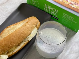 [슬림드랍 레몬맛] 건기식 다이어트 보조제 겸 비타민 — 4.5점을 준 리뷰어가 2022년 1월 올린 사용 사진
