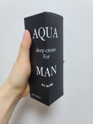 [위드덤]  아쿠아 딥크림 포맨 올인원 로션 — 5점을 준 리뷰어가 2022년 1월 올린 사용 사진
