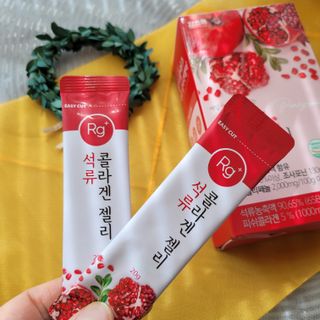 함초록 Rg+ 석류콜라겐젤리 — 5점을 준 리뷰어가 2021년 3월 올린 사용 사진