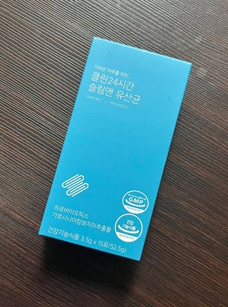 클린24시간 슬림앤유산균 1박스 (3.5g X 15포) — 4.5점을 준 리뷰어가 2022년 11월 올린 사용 사진