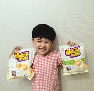 한성기업 베이크볼 치즈몽땅 300g x 2봉 — 5점을 준 리뷰어가 2021년 9월 올린 사용 사진