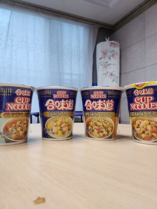 NISSIN 닛신 컵누들  4종 - 씨푸드오리지날, 씨푸드 스파이시, 씨푸드 커리, 씨푸드 XO소스 — 5점을 준 리뷰어가 2022년 12월 올린 사용 사진