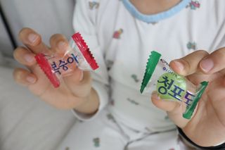 청포도캔디 복숭아캔디 — 5점을 준 리뷰어가 2022년 11월 올린 사용 사진