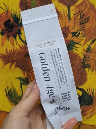 마시다 태양의 축복을 받은 프리미엄 수제 블렌딩 홍차, 골든에이지블랙티 — 5점을 준 리뷰어가 2021년 3월 올린 사용 사진