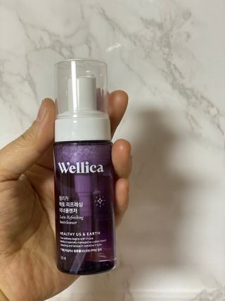 웰리카_V CARE 웰리카 락토 리프레싱 이너클렌저 50ml — 5점을 준 리뷰어가 2021년 3월 올린 사용 사진