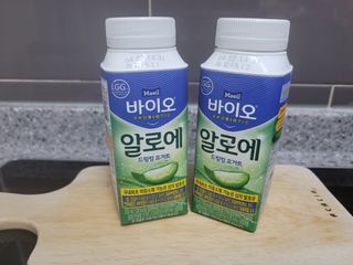 LIVE 매일바이오 알로에 드링킹 요거트 — 4점을 준 리뷰어가 2022년 4월 올린 사용 사진