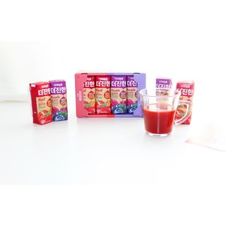 [롯데칠성] 야채듬뿍 더'진한 [롯데칠성] 야채는 이제 COLORFULL! 야채듬뿍  더 진한 레드 4개 +퍼플 4개 (총 8개) — 5점을 준 리뷰어가 2023년 6월 올린 사용 사진