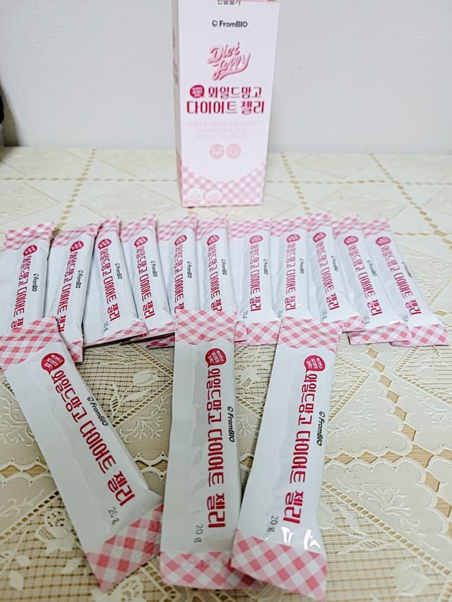 다이어트엔와일드망고 젤리 리뷰 사진