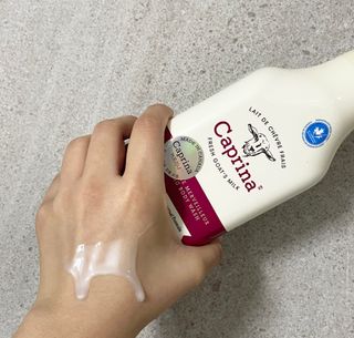 카프리나 프레쉬 산양밀크 어메이징 바디워시 500ml(오리지널향) — 5점을 준 리뷰어가 2023년 4월 올린 사용 사진
